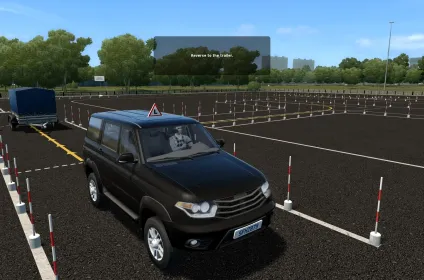 Вождение автомобиля по городу (City Car Driving)