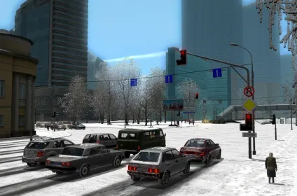 Вождение автомобиля по городу (City Car Driving)